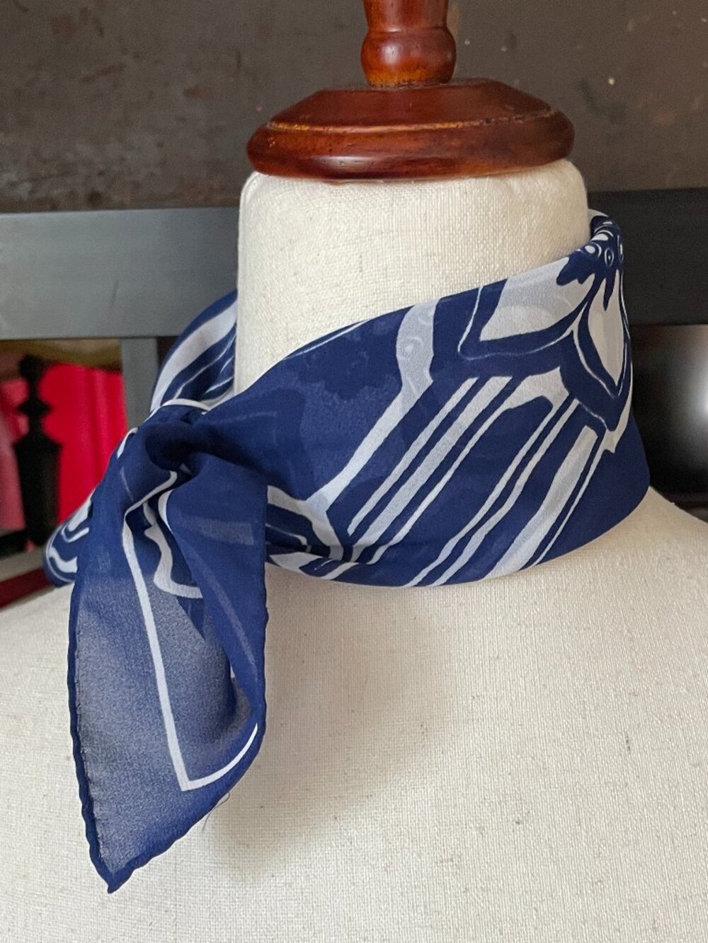 vintage Nasharr Freres scarf